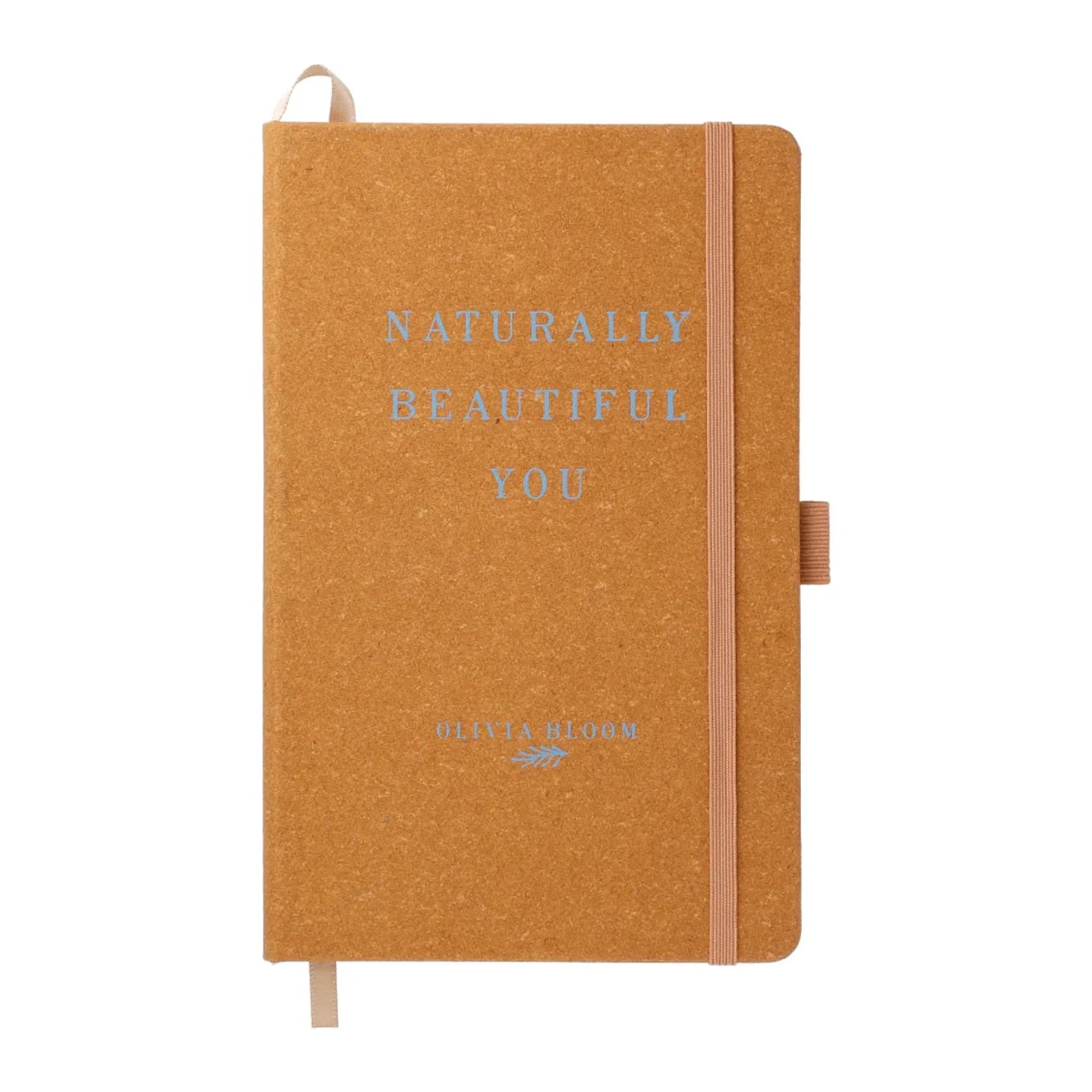 Journalbook® relié en cuir recyclé de 5,5 "x 8,5"