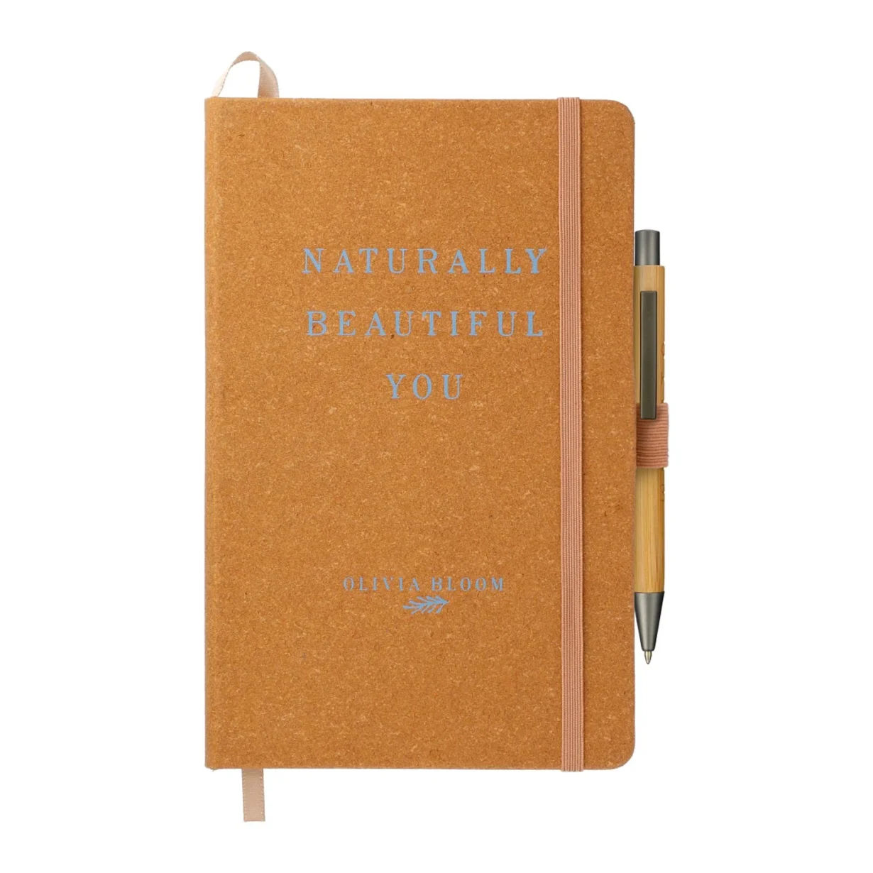 Journalbook® relié en cuir recyclé de 5,5 "x 8,5"