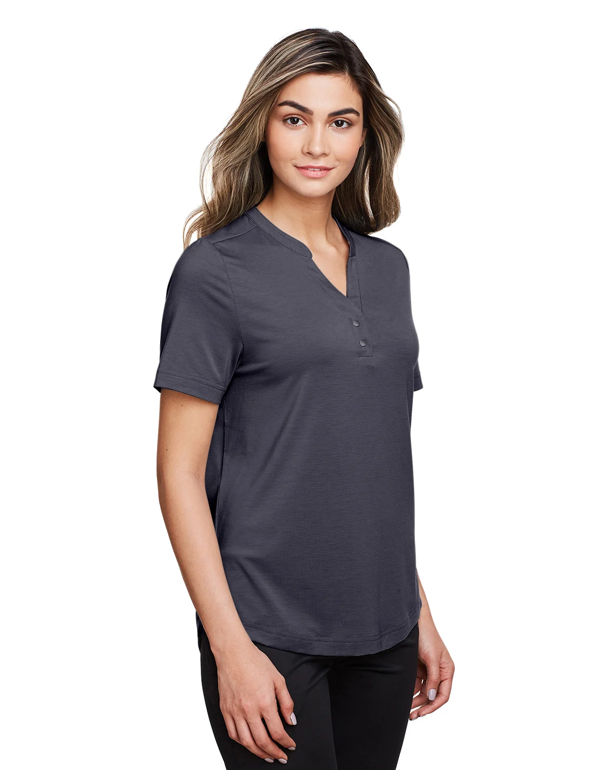 Polo de performance stretch Jaq Snap-Up pour femme