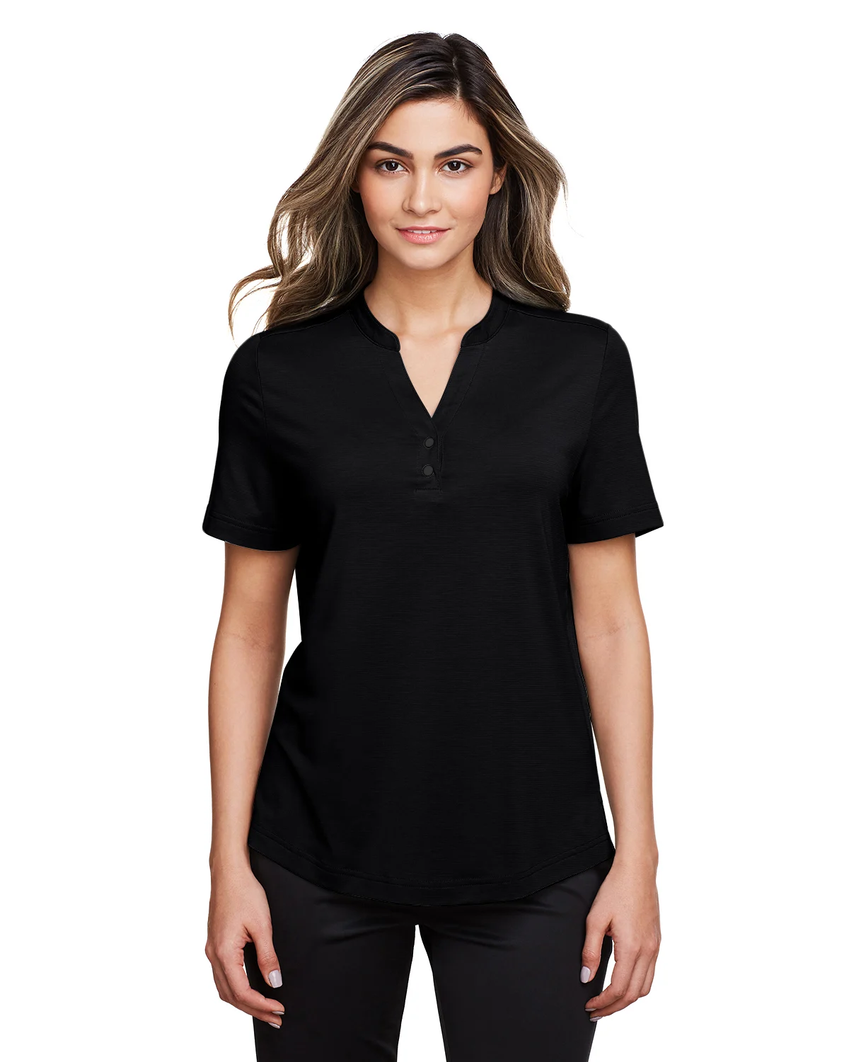 Polo de performance stretch Jaq Snap-Up pour femme
