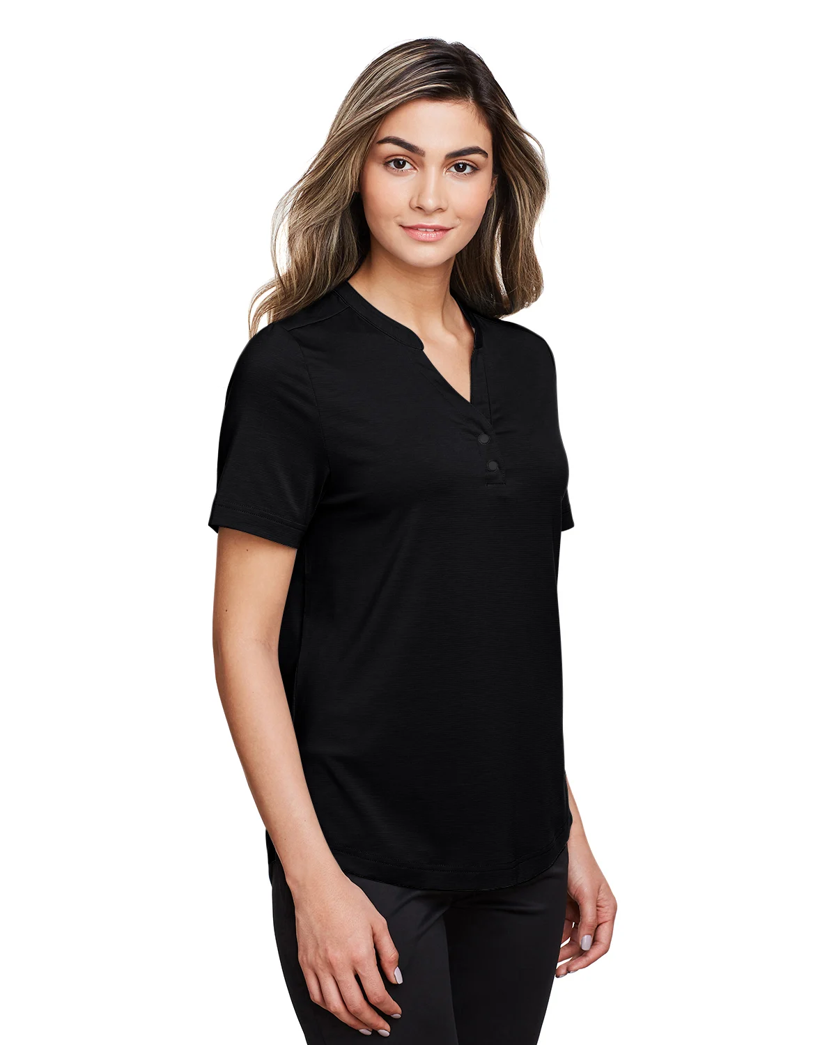 Polo de performance stretch Jaq Snap-Up pour femme