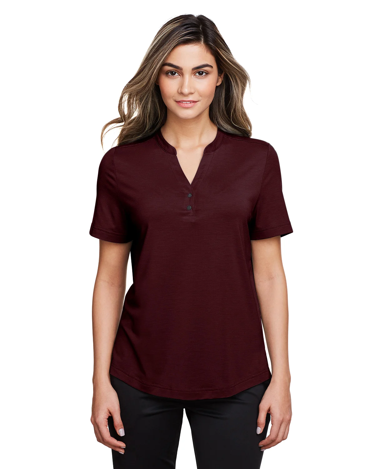 Polo de performance stretch Jaq Snap-Up pour femme