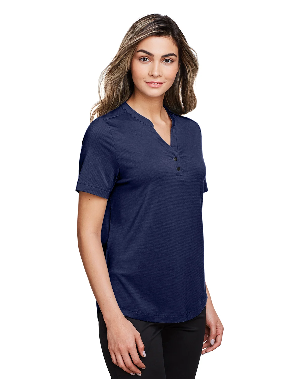 Polo de performance stretch Jaq Snap-Up pour femme