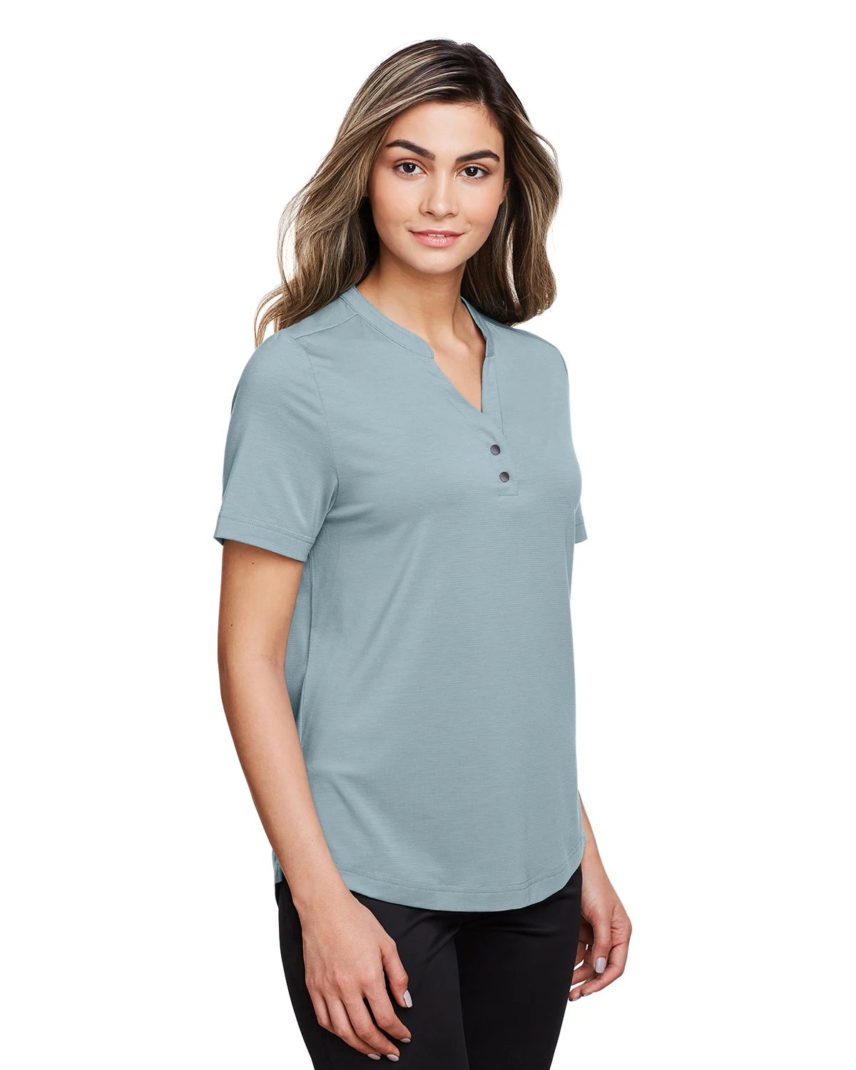 Polo de performance stretch Jaq Snap-Up pour femme