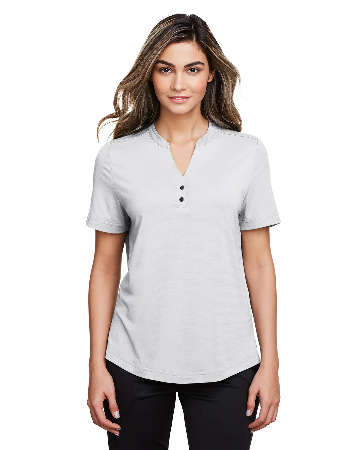Polo de performance stretch Jaq Snap-Up pour femme