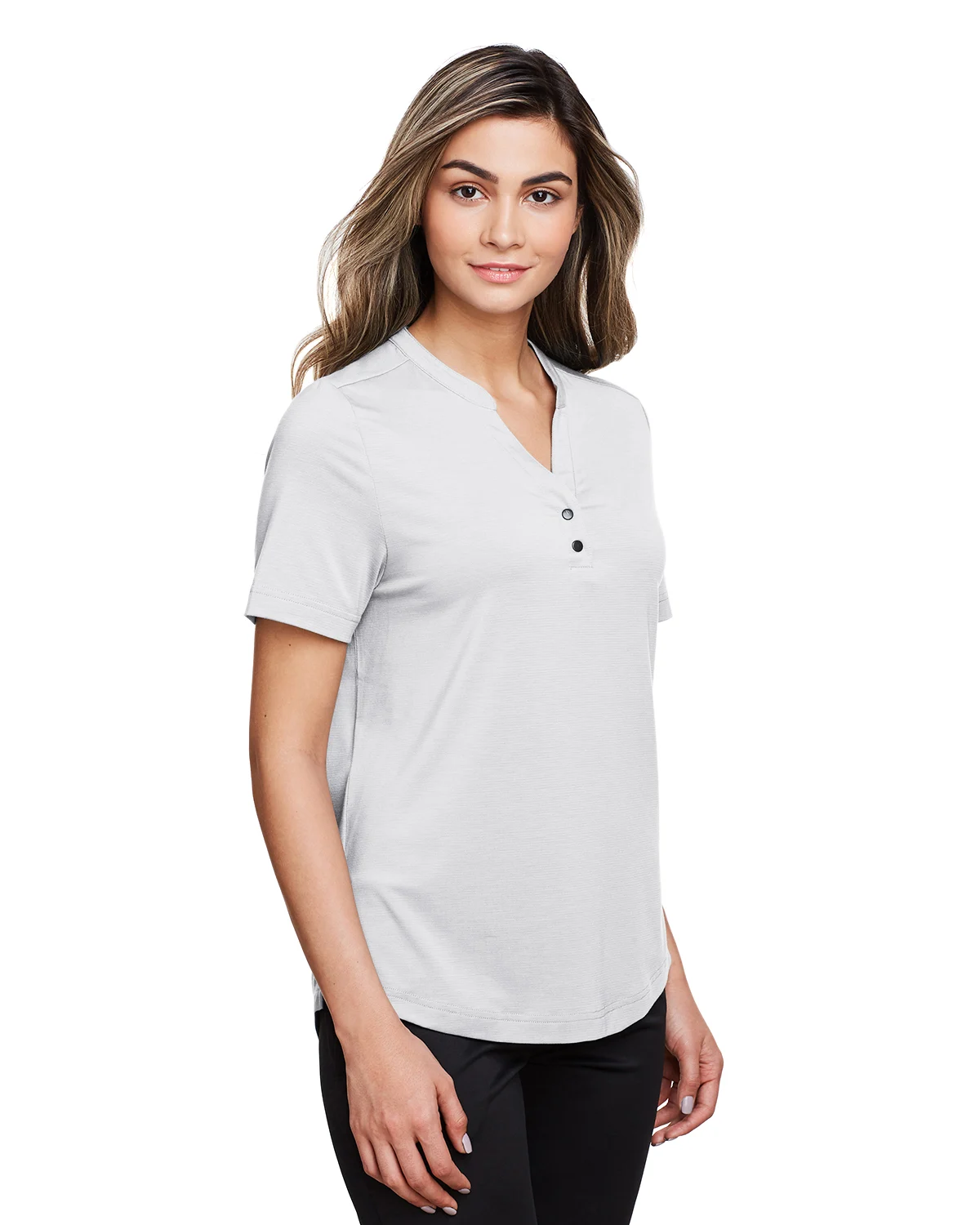 Polo de performance stretch Jaq Snap-Up pour femme