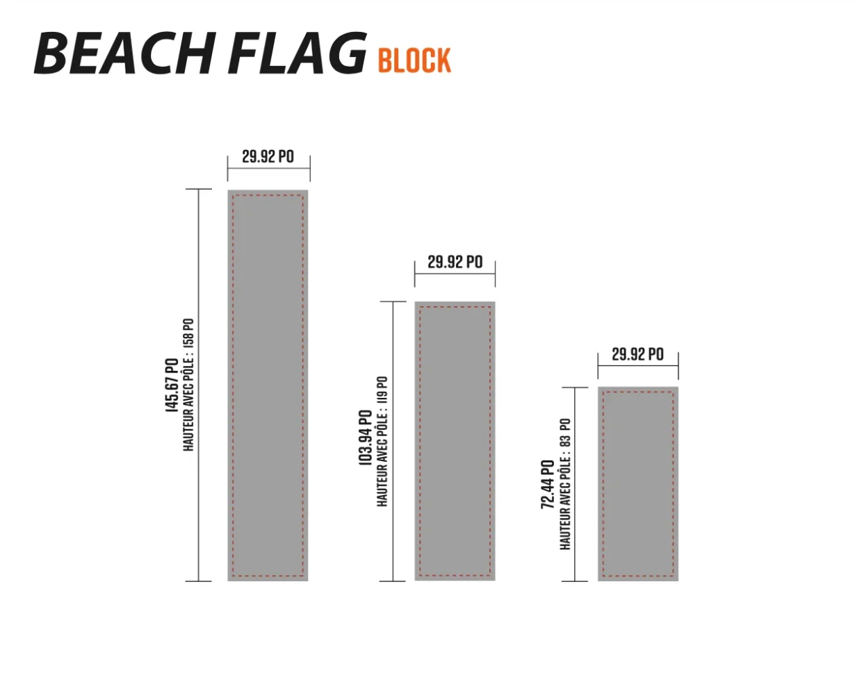 Beach Flag - Drapeau
