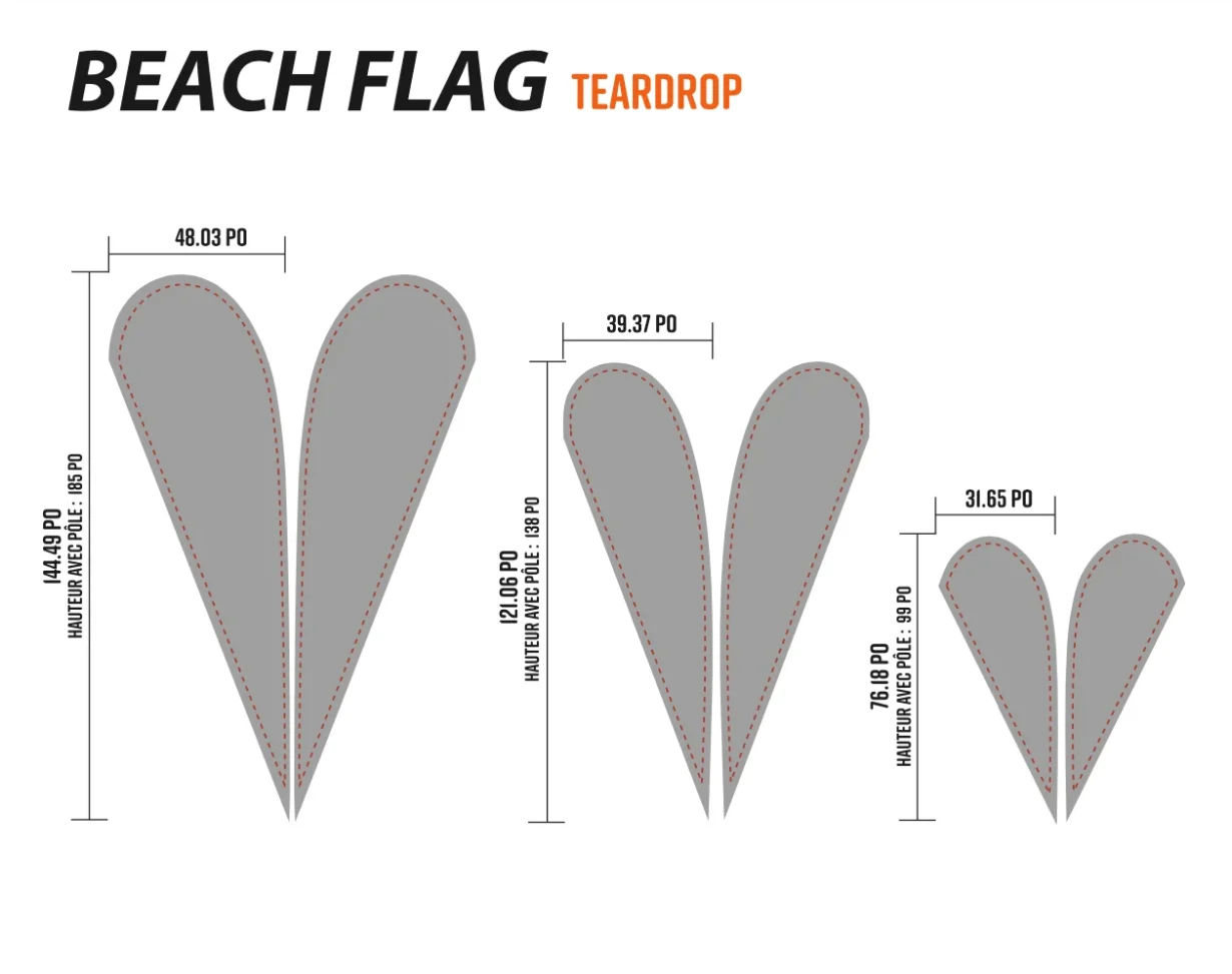 Beach Flag - Drapeau