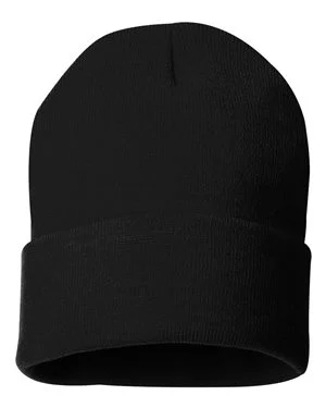 Bonnet en tricot uni 12 "