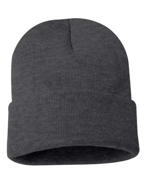 Bonnet en tricot uni 12 "