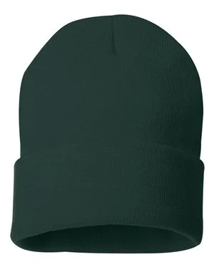 Bonnet en tricot uni 12 "