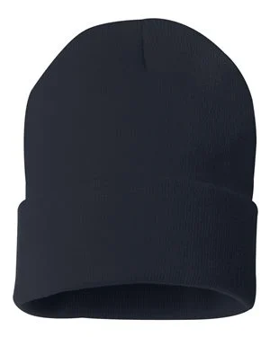 Bonnet en tricot uni 12 "