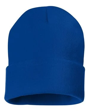 Bonnet en tricot uni 12 "