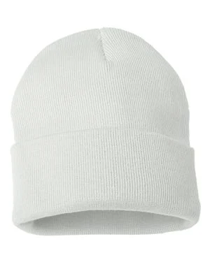 Bonnet en tricot uni 12 "