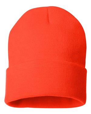 Bonnet en tricot uni 12 "