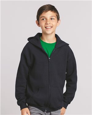 Chandail à capuchon à glissière complète pour jeunes Heavy Blend ™