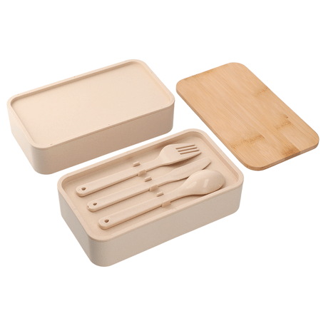 Boîte à bento empilable en fibre de bambou