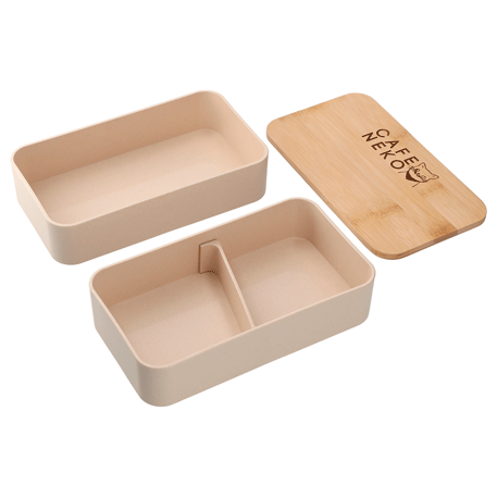 Boîte à bento empilable en fibre de bambou