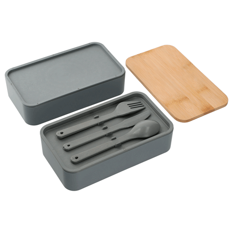 Boîte à bento empilable en fibre de bambou