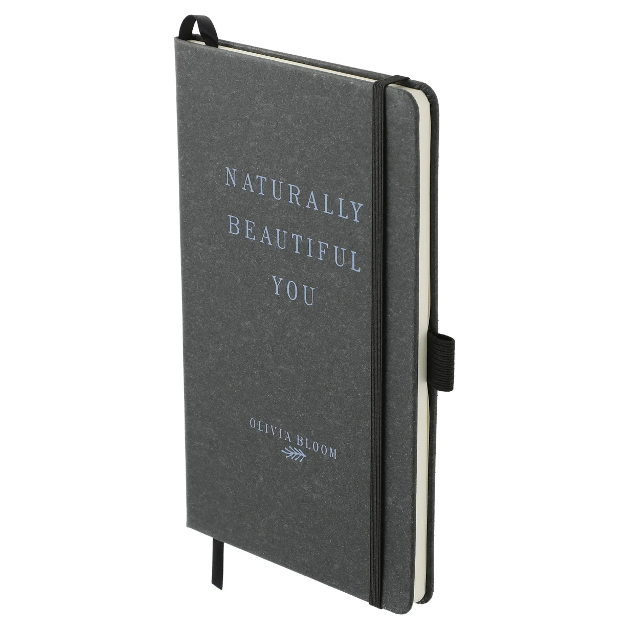 Journalbook® relié en cuir recyclé de 5,5 "x 8,5"