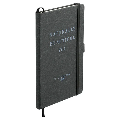 Journalbook® relié en cuir recyclé de 5,5 "x 8,5"