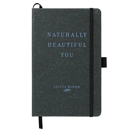 Journalbook® relié en cuir recyclé de 5,5 "x 8,5"