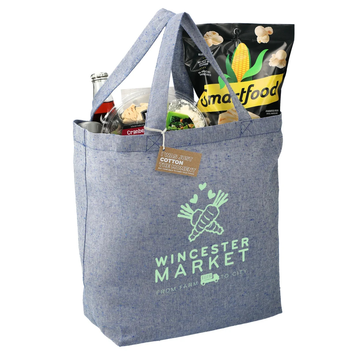 Fourre-tout d'épicerie en sergé de coton recyclé 5 oz