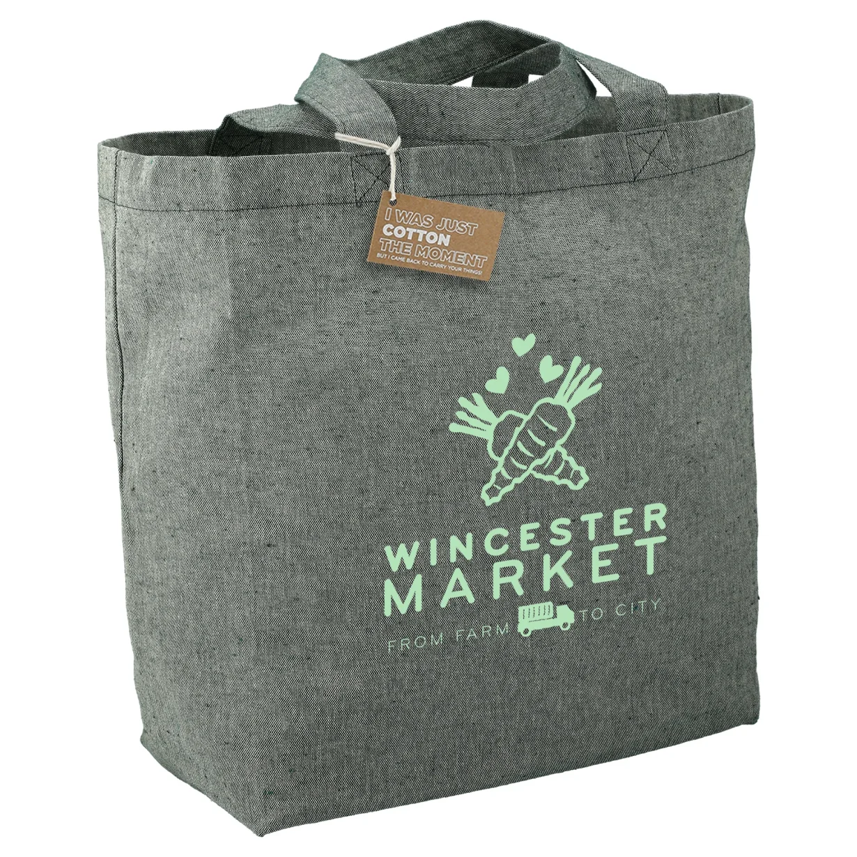 Fourre-tout d'épicerie en sergé de coton recyclé 5 oz