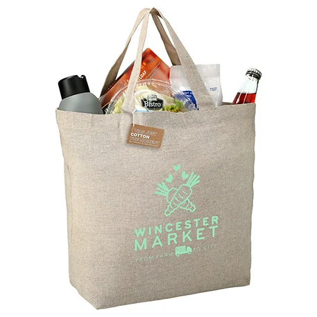 Fourre-tout d'épicerie en sergé de coton recyclé 5 oz